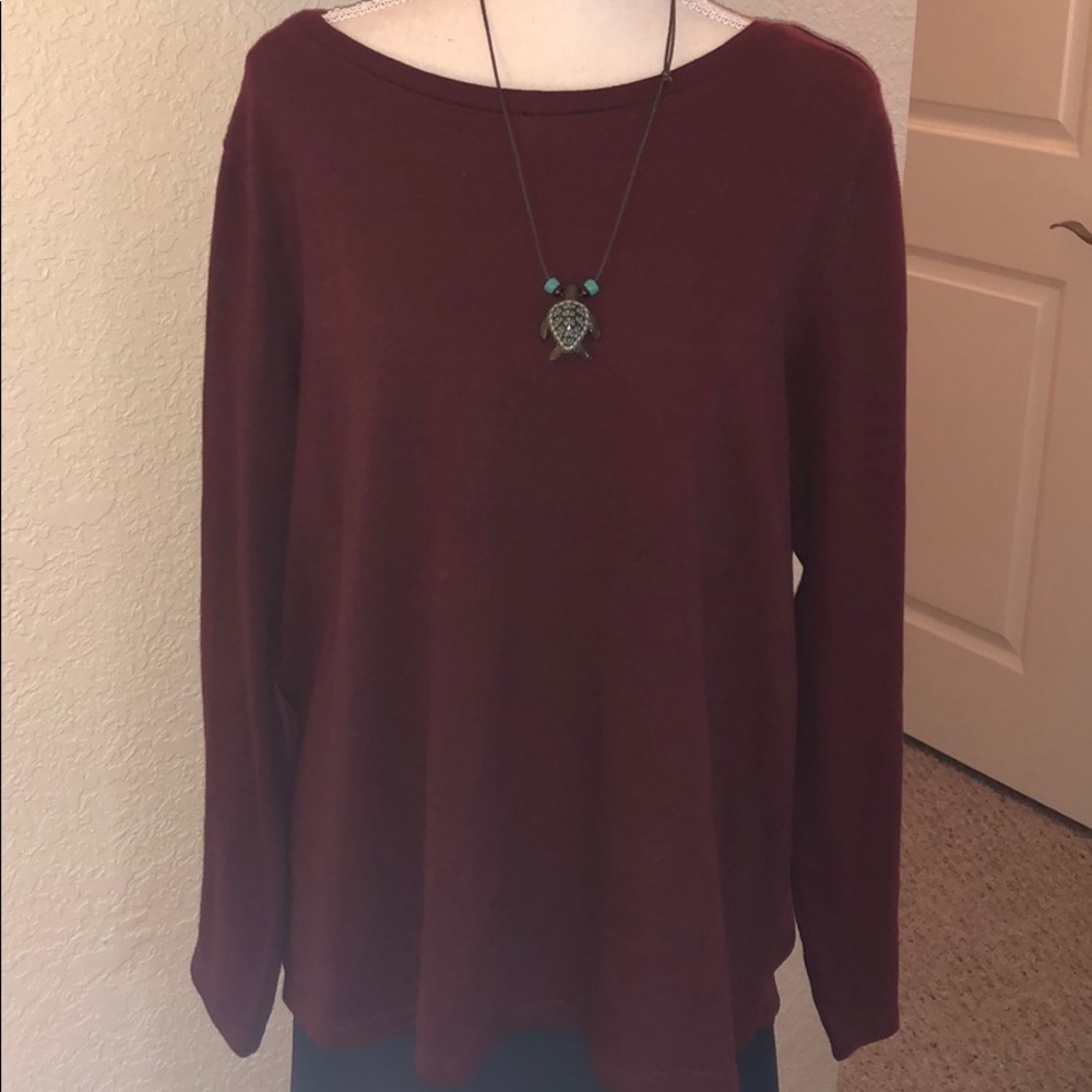 Loft Top with Chiffon Back